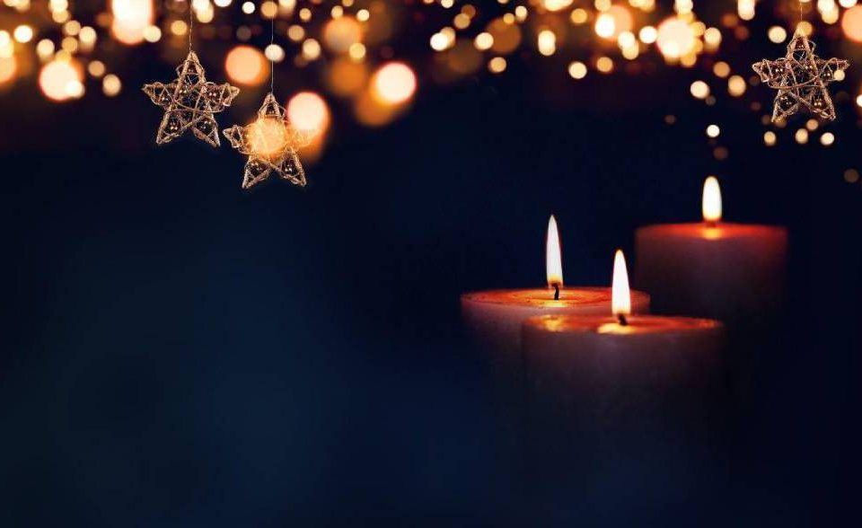 candles and lights for holiday celebrations